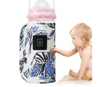 Calentador de biberones de viaje - de calentamiento de leche USB de 5 V, protector de calor rápido inteligente, cubierta aislante portátil | para coche, lactancia, mamá, alimentación, rutina