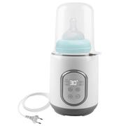 Calentador de biberones para bebé, 8 en 1, multifunción, calentador de biberones con control inteligente de temperatura y pantalla LCD, calentador de biberones para todos los biberones, 220 V