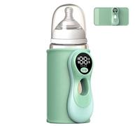 Calentador de biberones para bebé, calentador de biberones para viajes, calentador de biberones portátil, calentador de biberones para bebé, calentador de leche para bebés con luz nocturna, 35-55 ℃