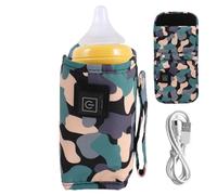 Calentador de biberones para coche, Calentador de biberones portátil USB | Mantenedor de calor de leche USB - Control preciso de temperatura, calentador de bebidas con leche, termostato que mantiene c