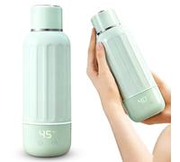 Calentador de biberones portátil para bebé, termo con batería, 500 ml, ajustable a 37-55 °C, calentador de leche portátil con USB-C, 50 W, calentamiento rápido para coche, viaje, leche materna y agua