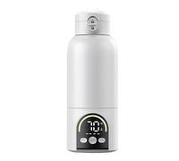 Calentador de biberones portátil para llevar, para leche materna, leche de fórmula o agua. Gran capacidad de 380 ml, potencia de 100 W, calentamiento rápido.