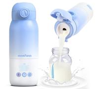 Calentador de biberones portátil para viajes, modos de calentamiento duales para leche materna y agua, calentador de leche portátil con calentamiento rápido y batería de larga duración, gran capacidad