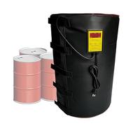 Calentador de bidón con aislamiento de cobertura total, manta/cubierta, calentador de cubetas, calentador industrial de barriles de 55 galones, calentador de cubetas y barriles para bidones de acero