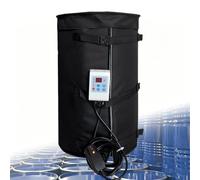 Calentador De Bidón De Aceite 200L/55 Galones Manta Calefactora IBC Con Termostato 0-120°C, Cinturón Calefactor Impermeable Para Líquidos Viscosos Industriales(Black)