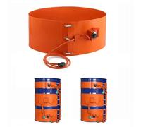 Calentador de bidón de aceite de alta resistencia de 800 W a 2000 W, ajustable para barriles de 5,28 a 52,8 galones, ideal para uso industrial, construcción metálica duradera, solución de calefacció