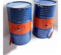 Calentador de bidón de metal aceite de silicona con banda para barril para bidón de 200L/55Gallon,calentador con termostato ajustable,envoltura térmica eléctrica para bidón(Size:200L 1740x250 3000W)