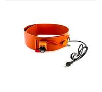 Calentador de Bidón Metálico con Banda para Bidón de 55 Galones, Calentador de Bidón de Silicona, Almohadilla de Silicona para Bidón de Aceite de Miel, Calentador de Bidón con Termostato Ajustable