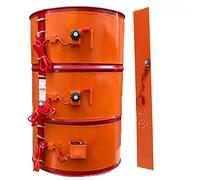 calentador de bidones, Banda calefactora de silicona para tambor con termostato ajustable 30-130℃