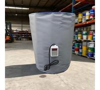 Calentador De Bidones Industrial Resistente A La Intemperie, Manta Calefactora Profesional Para Bidones Ibc De 55/275 Galones Con Cobertura Total Calentamiento Rápido Y Uniforme(200L)