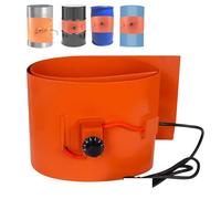 Calentador de bidones metálico, cinturón Calefactor de bidón de Aceite de Silicona eléctrico, for Aceite de Miel, para Aplicaciones Industriales,Knob,800W