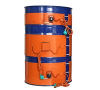 Calentador de bidones metálicos, Perilla calefactora de aceite silicona o termostato digital 220 V, 110, 20 a 200 L(Knob,100L 1200x250 1500W)