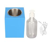 calentador de botella de loci¨®n ABS,Calentador de aceite de masaje de 1 botella, calentador de aceite de masaje de calentamiento r¨¢pido, calentador de crema de temperatura constante(EU Plug)