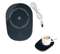 Calentador de Café,Calentador de Taza USB,Posavasos Eléctrico,Calentador de Posavasos USB,Calentador de Bebidas Portátil,Calentador de Leche USB,Posavasos Eléctrico,Negro