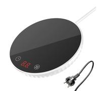 Calentador de café, calentador de tazas eléctrico, 40 ℃/55 ℃, temperatura constante automática, calentador de café con temporizador de 1 a 12 horas para calentar y calentar café, bebidas, leche, té,
