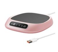 Calentador de café, Calentador de Tazas eléctrico, Calentador de Tazas de café con 3 configuraciones de Temperatura, Temporizador y Apagado automático para Oficina, Viajes, Escritorio