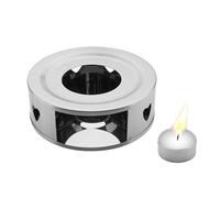 Calentador De - Calentador De Té De Acero Inoxidable, Calentador De Té Multiusos | Calentador De con Portavelas Y Vela, Base De Vela, Calentador De Té Y Café para Cocina, Actividades