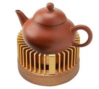 Calentador de, Calentador de té para - Calentador de Taza de café de Taza de té de Lujo de para Oficina | Base de Madera de Nogal Macizo, Calentador de Bebida de decoración del