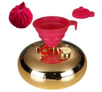 Calentador de cama de botella de agua caliente: bolsa de calor recargable, calentadores de manos portátiles | Aislado con diseño de embudo, cobertura protectora para la rutina de dormir para niños, co