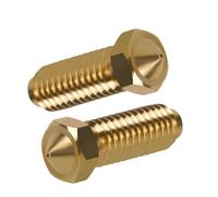 Calentador de Cartucho de 24 V y 40 W Compatible with Impresora 3D Cobra J-Head, Compatible con Any-Cubic 2 Plus MAX Neo Pro.(2pcs Brass 0.2mm)