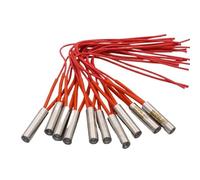 Calentador de cartucho de acero inoxidable de 6x100mm, tubo de 6mm de diámetro, 24V/36V/110V/220V/380V, elemento calentador eléctrico de un solo extremo de 150W(36V 150W)