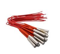 Calentador de cartucho de acero inoxidable de 8x50mm, tubo de 8mm de diámetro, 24V/36V/110V/220V/380V, elemento calentador eléctrico de un solo extremo de 100W(220V 100W)