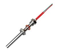Calentador De Cartucho SUS316 DN15 Cilíndrico 220v Elemento Calefactor De Inmersión 1/2 "calentador De Agua Tubular Varilla Calentador Eléctrico Piezas De Calentador De Agua(200W 16x100mm)