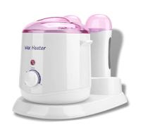 Calentador de cera, 3 en 1 800ml Calentador de cera ajustable Calentador Máquina de depilación corporal para mujeres y hombres Uso doméstico(UE)