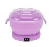 Calentador de Cera Calentador de Cera Eléctrico Profesional para Depilación, Máquina Calentadora de Cera Eléctrica de 100 W, Calentador de Cera de 400 Ml, Olla de Cera de (PURPLE)