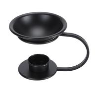 Calentador de cera con portavelas, calentador decorativo de aceites esenciales, soporte portátil extraíble, quema en seco para spa para dormitorio (forma de V)