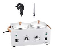 Calentador De Cera Depilatoria De 220v, Máquina De Calentador De Cera Eléctrica De Salón Spa, Calentador De Cera, Doble Tarro De Calentador De Cera Caliente De Parafina, Para Depilación Profesional