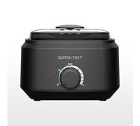 Calentador de Cera Eléctrico para la Depilación Profesional - Máquina de cera caliente para Depilación con cera en casa adecuado para cara, brazos, axilas y piernas - 500ml Modelo HR101 (Negro)