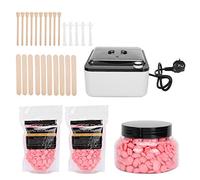 Calentador de cera, máquina para derretir cera, práctico y hermoso kit de depilación para cera dura enlatada(220V, European standard)