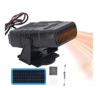 Calentador De Coche con Panel Solars - Calentadors Descongelador Eléctrico Solar para Coches De 30W,Calentador De Coche Portxátil, Kit De Energía Solar,para Gallinero, Casa Mascotas Y Exterior