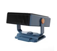 Calentador de coche de 12 V de 150 W, dispositivo portátil de descongelación y desempañamiento con base giratoria de 360 grados para dirigir el aire caliente o frío al parabrisas para una visibilidad