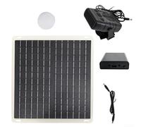 Calentador de coche del panel solar de 10W, calentador del secador del invernadero del panel solar, ventilador de calentamiento de la casa del animal doméstico de los solares del invierno