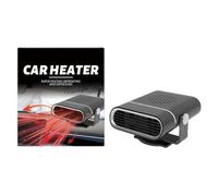 Calentador de coche - Descongelador de calefacción instantánea de 150 W, función de rotación de 360 grados, para uso portátil de 12 V con detalles de garaje interiores y exteriores, calentador de