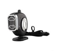 Calentador de coche eficiente en el espacio con funciones de calefacción y desempañamiento del parabrisas para mantener una visibilidad clara y una temperatura cómoda de la cabina (negro 24 V)