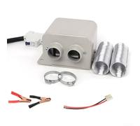 Calentador de coche eléctrico portátil de 12 V 24 V con elemento de calefacción PTC para desempañador de parabrisas y función de descongelador (12 V 400 W)
