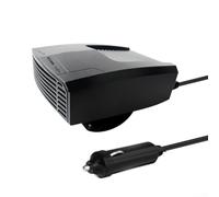Calentador de coche portátil de 12 V para vehículo con función de calefacción y descongelación 2 en 1, desempañador de parabrisas para mejorar la seguridad y comodidad de conducción (negro 12 V)