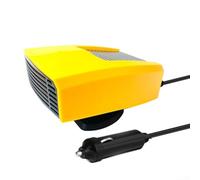 Calentador de coche portátil de 12 V para vehículo con función de calefacción y descongelación 2 en 1, desempañador de parabrisas para mejorar la seguridad y comodidad de conducción (amarillo 24 V)
