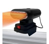 Calentador De Coche Portátil | Descongelador Automático Giratorio 90° Con Batería | Desempañador Y Descongelador De Parabrisas Para Vehículos Coches Camiones Caravanas Taller Oficina Camping