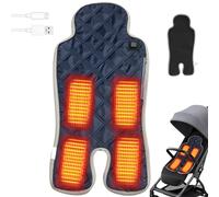 Calentador de cochecito almohadilla calefactora almohadilla de calefacción para bebé USB Tipo-C 3 Niveles de temperatura sin deslizamiento Almohadilla de calentamiento de bebé Fasting Rápido 26.8x12.