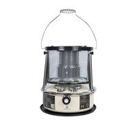 Calentador de convección queroseno, calentador espacio portátil for acampar con chimenea vidrio resistente a altas temperaturas, bolsa almacenamiento(White)