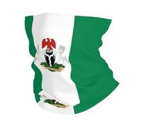 Calentador De Cuello Bandera Clásica De Nigeria Inodoro Braga De Cabeza Delicado con La Piel Head Wrap para Yoga Pesca Aire Libre 2 Unidades