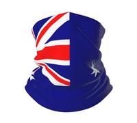 Calentador De Cuello Bandera De Australia Pasamontañas Unisexo Respirable Cuello Pañuelo, para Pesca, Caza, Ciclismo, Mujer, 26x30cm