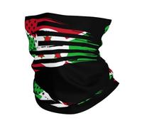 Calentador De Cuello Bandera De Estados Unidos Y Bandera De Burundi En White Elegante Bufanda Protección UV Pañuelo De Cabeza para Deportes Adulto Senderismo