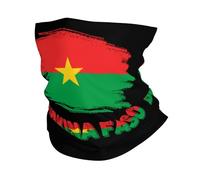 Calentador De Cuello Burkina Faso Pueblo De Burkina Faso Bandera Viento Polvo Prueba Sombreros Impreso Pasamontañas para Motocicleta Caza Cámping