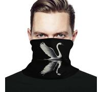 Calentador De Cuello Cisne Elegante En El Agua Sombreros Unisexo Protección UV Cuello Bufanda, para Yoga, Pesca, Caza, Adulto, 26x30cm