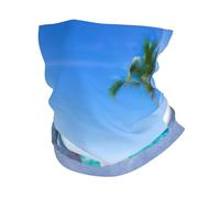 Calentador de cuello con estampado de flores tropicales y piedras zen, ultrasuave, elástico, polaina de cuello de invierno para hombres y mujeres